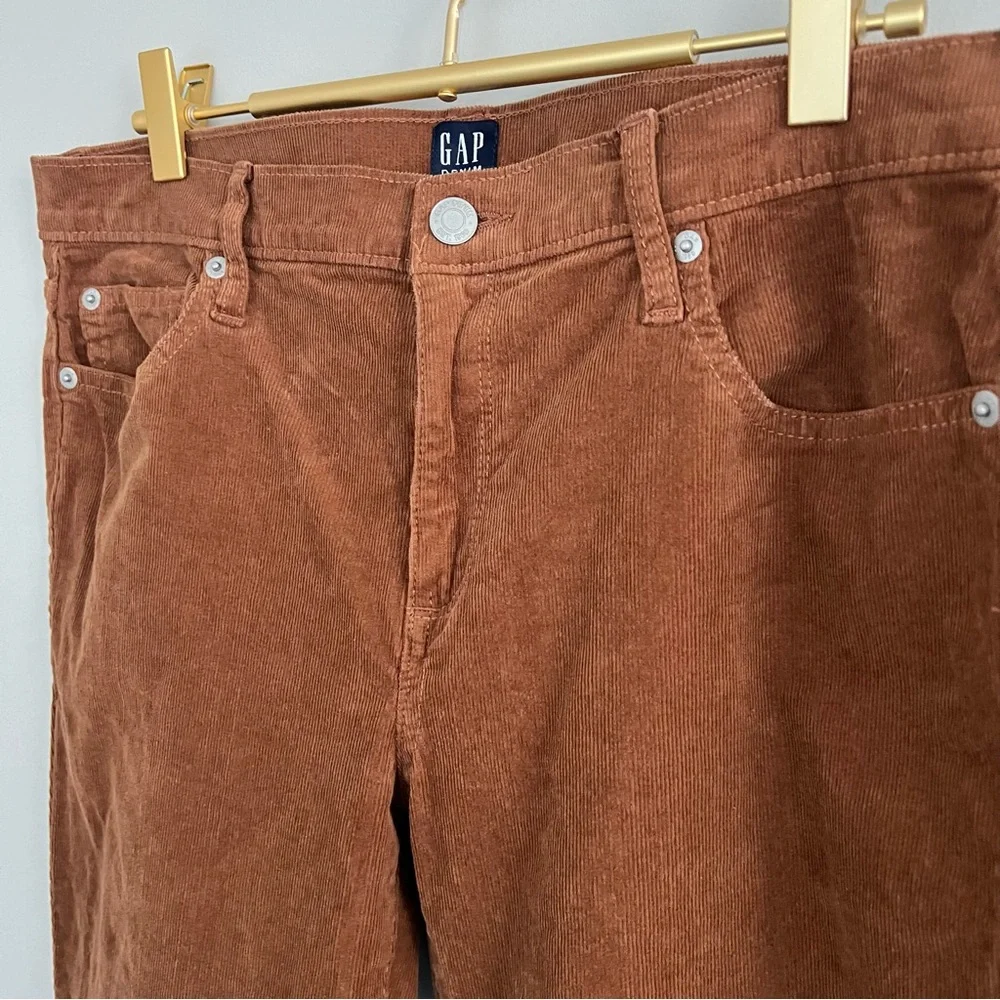 Gap True Skinny Corduroy Pants with Stretch in Worker Brown 30 10 - Picture 5 of 9